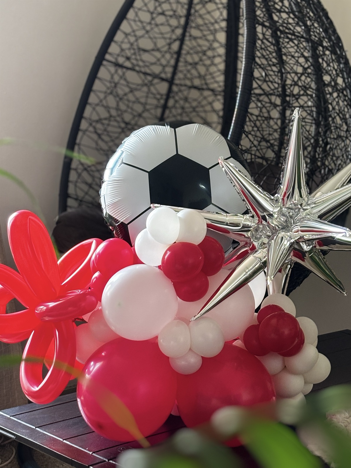 Football themed birthday bouquet